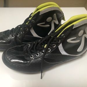 Zumba Z TOP Boots Shoes High Black US Women 9 USED